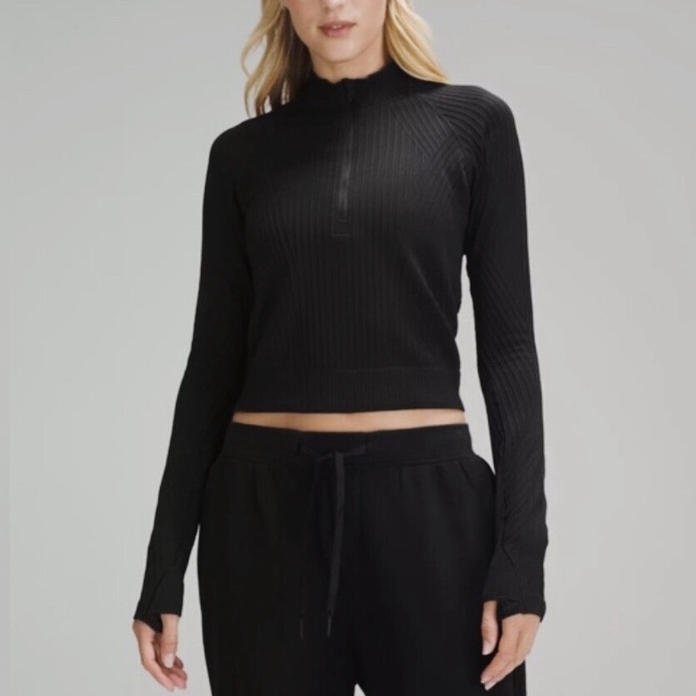 Lululemon Cropped Half Zip